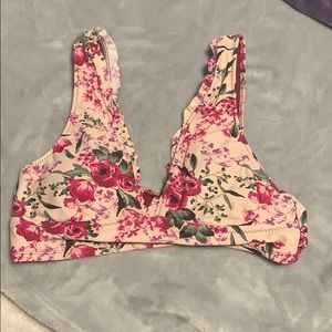 floral bikini top